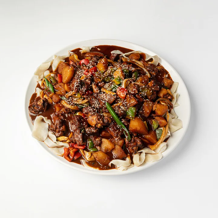 Spicy Chicken photographed in Dolan’s kitchen